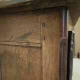 Bahut bas ancien enfilade boIs massif