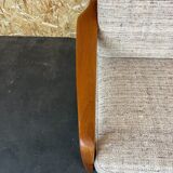 60s 70s teak sofa 2 seater couch J. Kristensen Danish Denmark Design