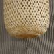 Handmade Gold Rattan Sconce Lamp 16x19Cm