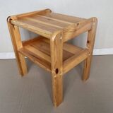 80s pine bedside table