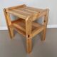 80s pine bedside table
