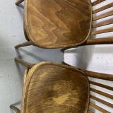 Lot de 4 chaises bistrot style Baumann