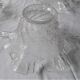 Lot of 5 old days offal in blown and cracked glass