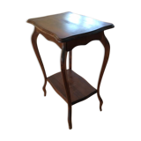 Wooden pedestal table