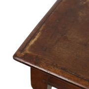 Antique Solid Oak English Joint Stool, 19th Century