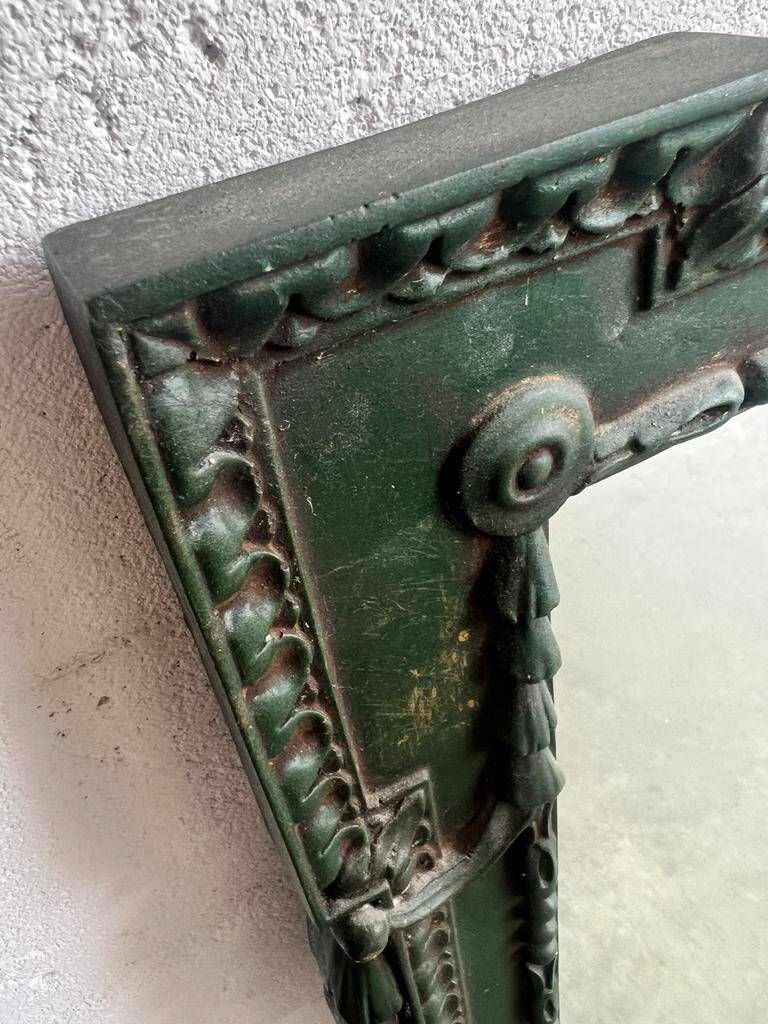VINTAGE GREEN BAROQUE MIRROR