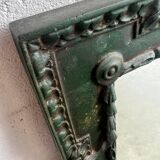 VINTAGE GREEN BAROQUE MIRROR