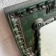 Miroir baroque vert vintage
