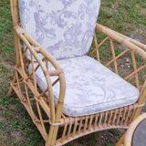 Vintage rattan garden furniture