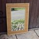 Large bamboo rattan mirror by Dal Vera Italy 1970