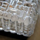 Ceiling lamp minimalist glass 1970 1980