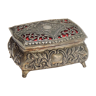Metal jewelry box