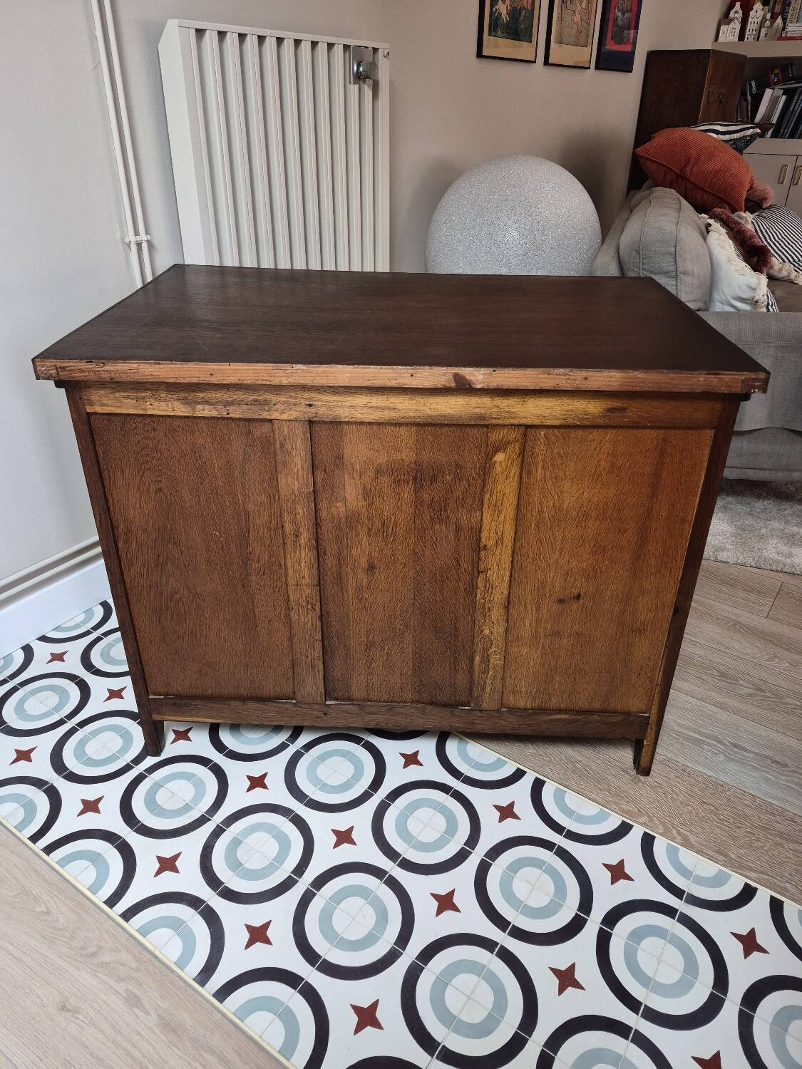 Small vintage wooden desk