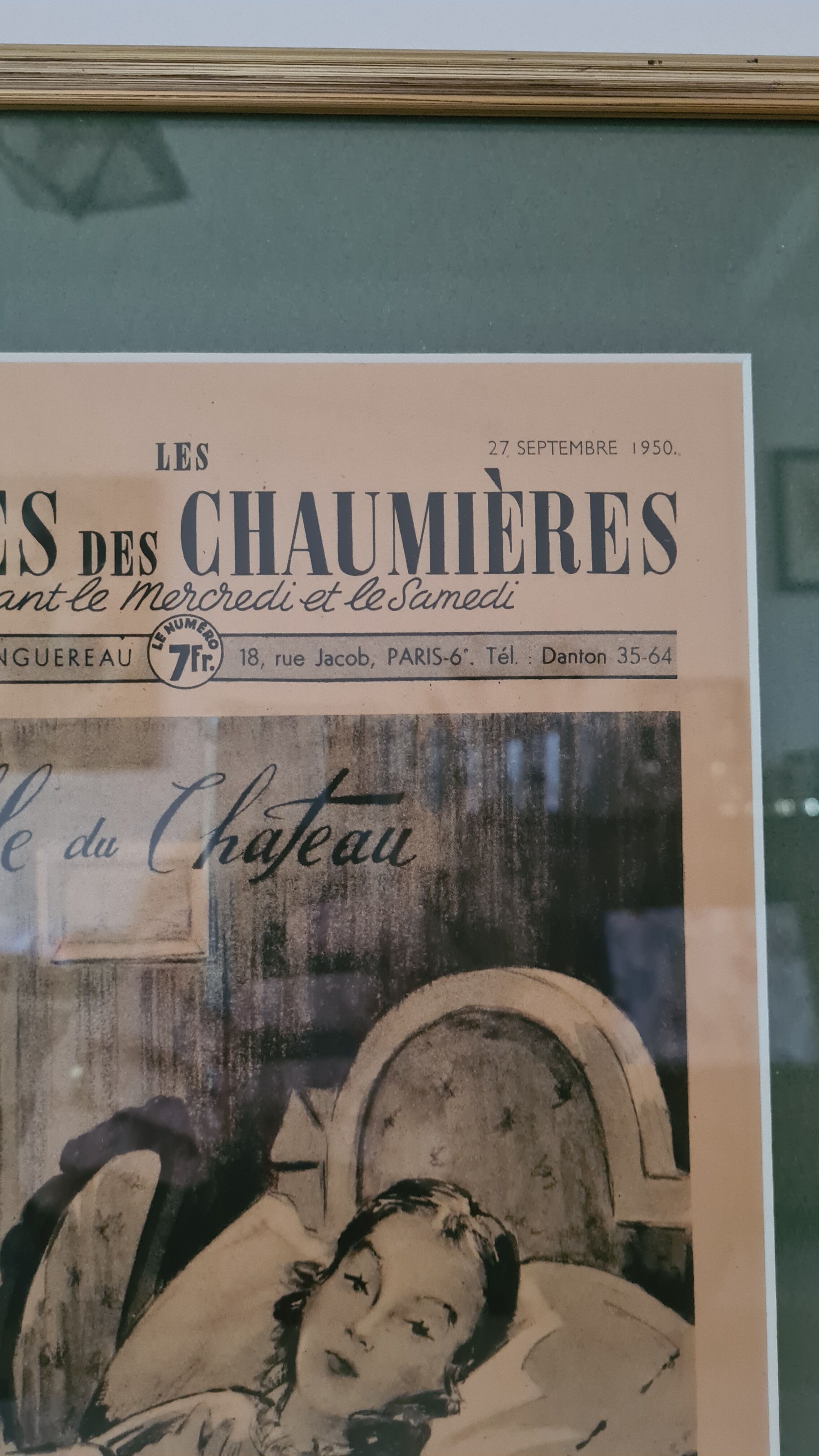 Poster La Veillées des Chaumières 50s