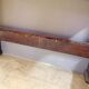 Ancien table billot de boucher trussant & cie, 1960
