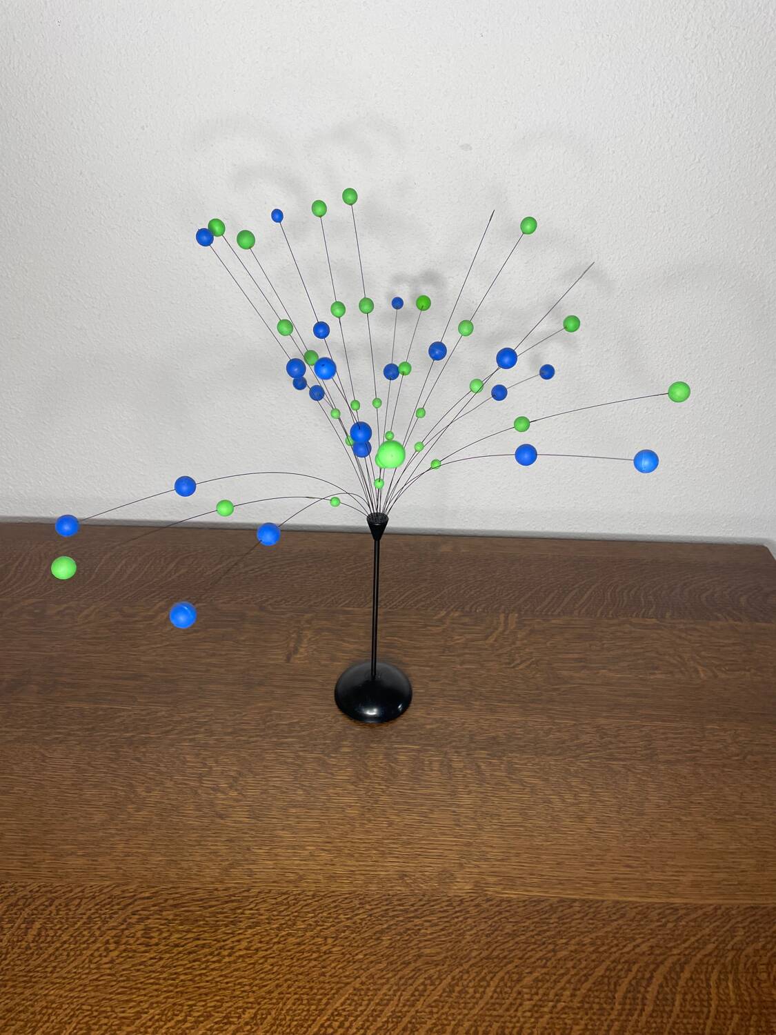 Mobile pop art kinetic ball sculpture, Lauris Lonborg, 70s