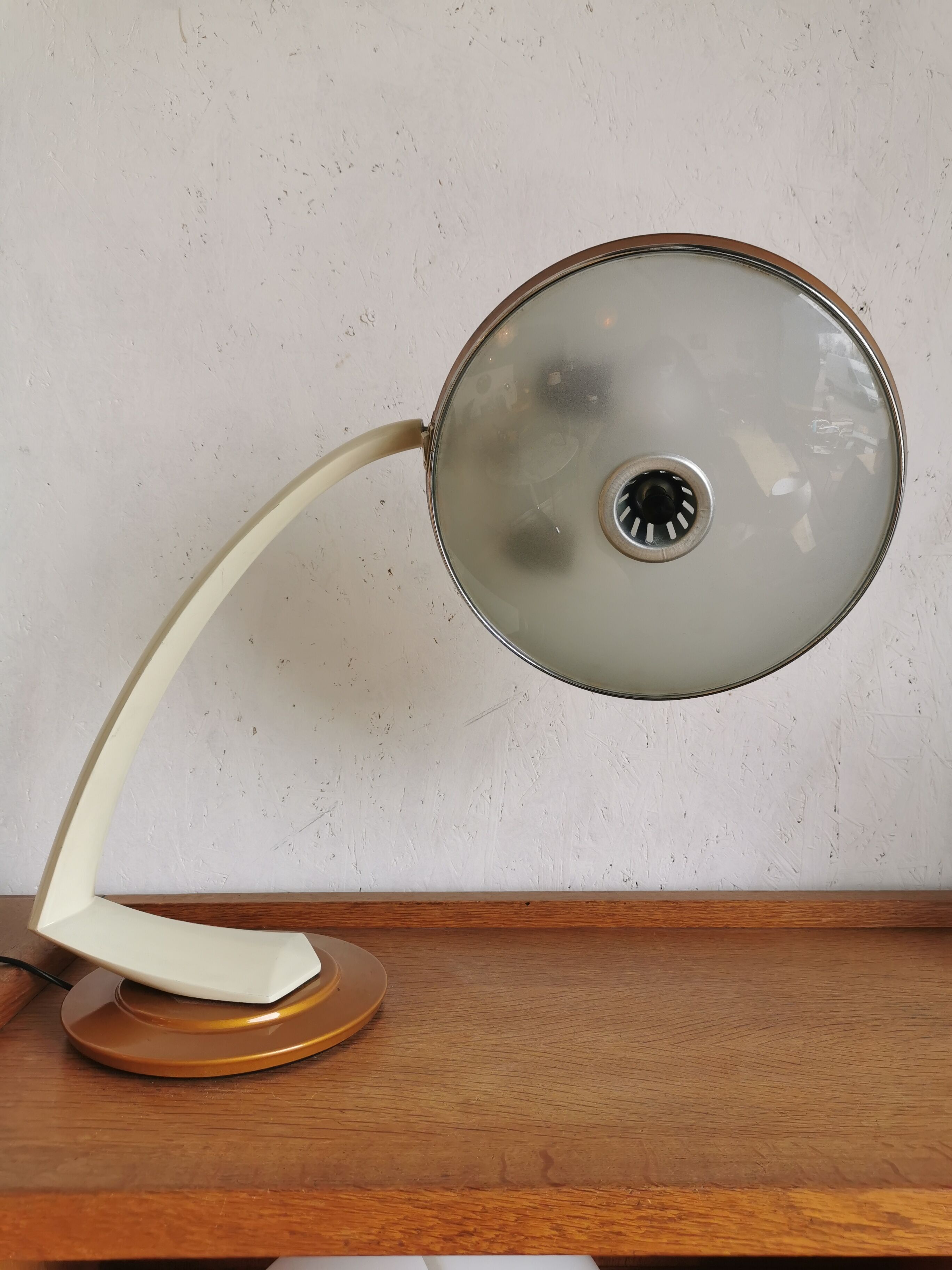 Lampe de bureau Fase "Boomerang" des années 70