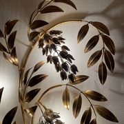 Pioggia D'Oro Wall Lamp in Gold Metal by Hans Kögl, Italy, 1970s