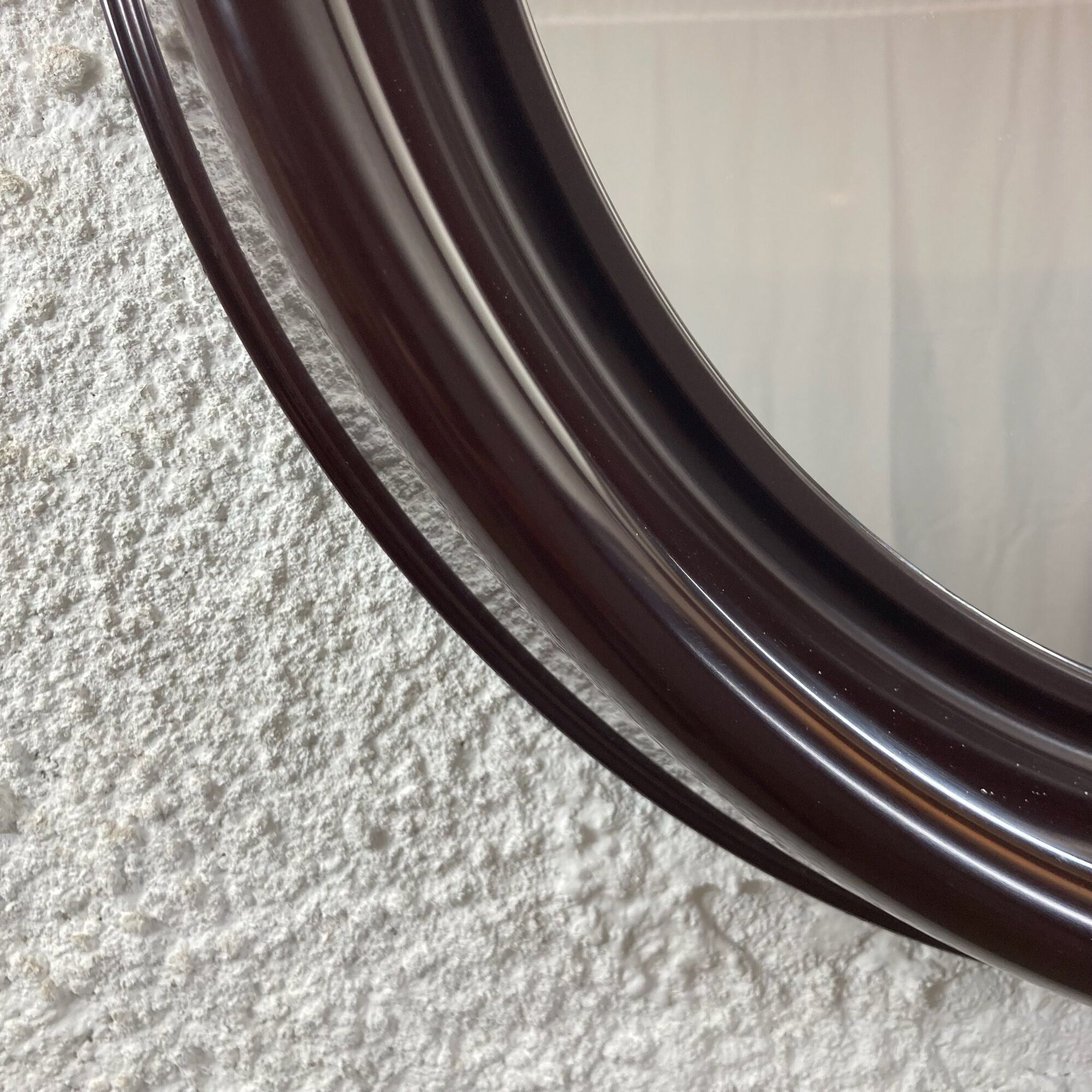 Dal Vera 70s space age mirror, plastic design made in Italy, 64x63 cm