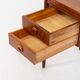 Teak drop-leaf desk