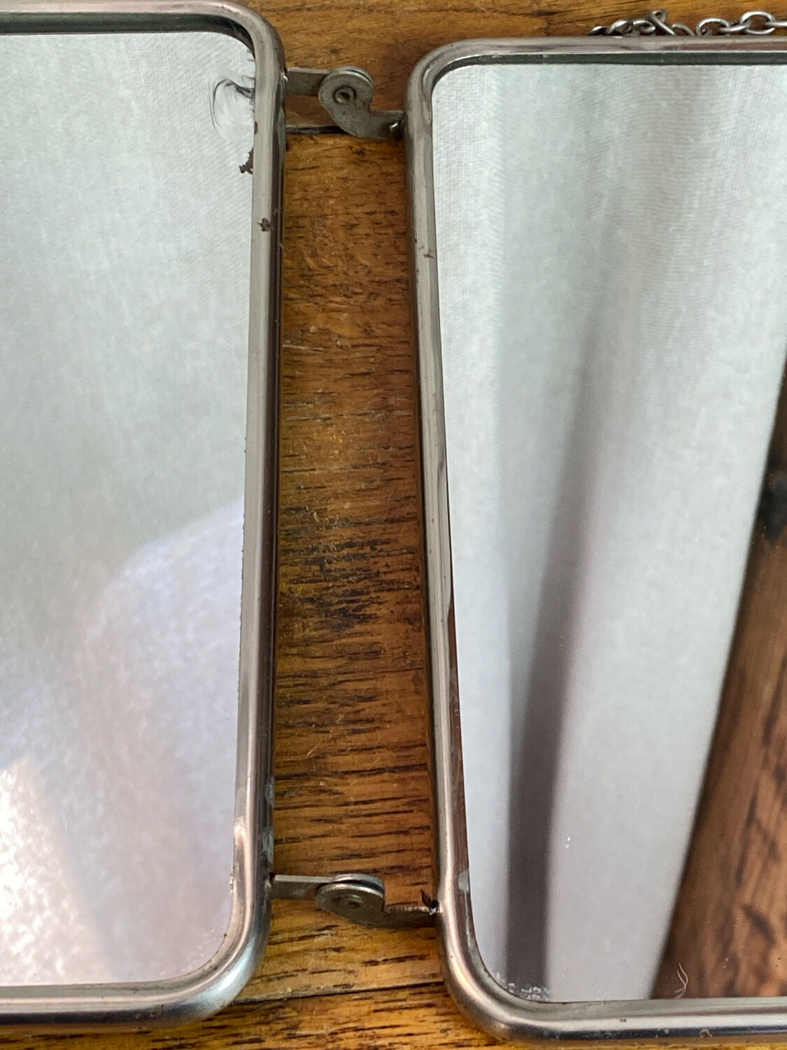 Barber mirror, triptych, 1950s