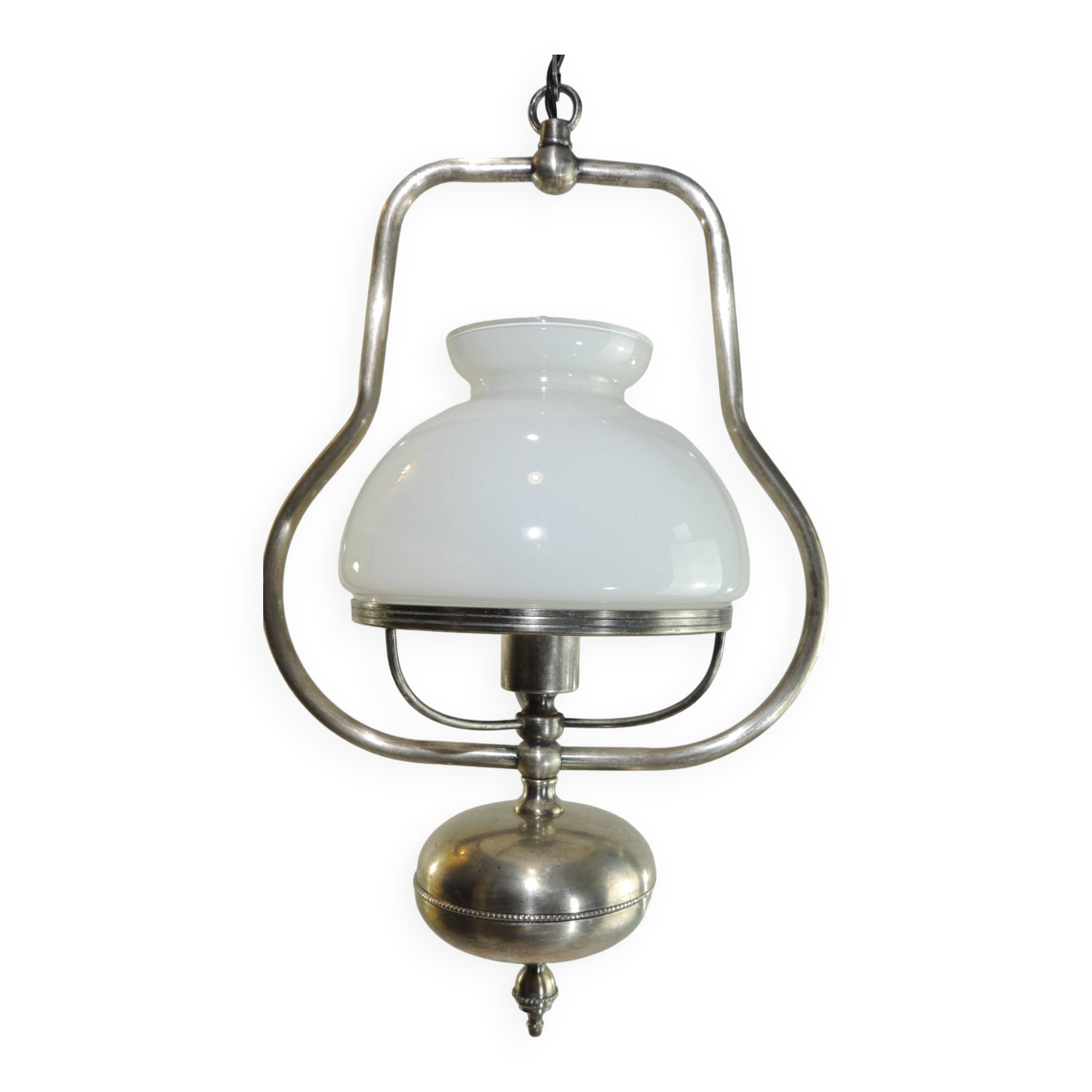 Opaline/vintage pendant light