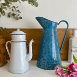 Enamelled sheet metal coffee maker