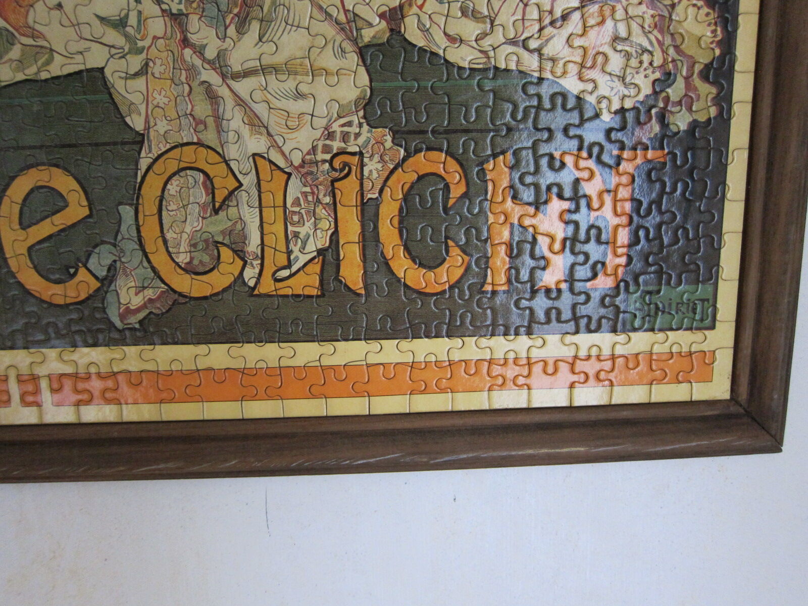 Art Nouveau puzzle Exhibition of white Monday, January 31 clichy Henry Thiriet