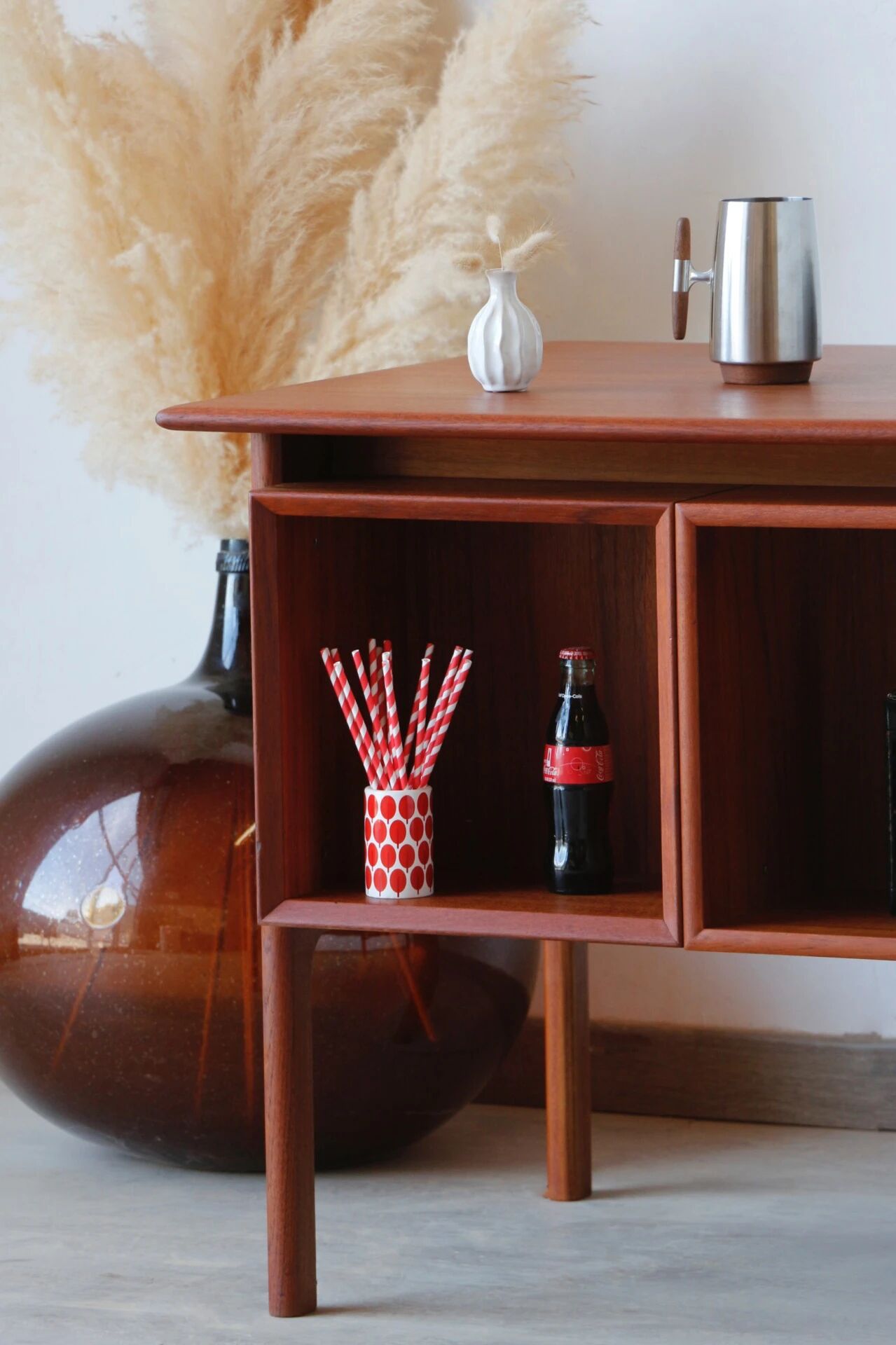 Danish desk from the 1960s by Erik Brouer – solid teak