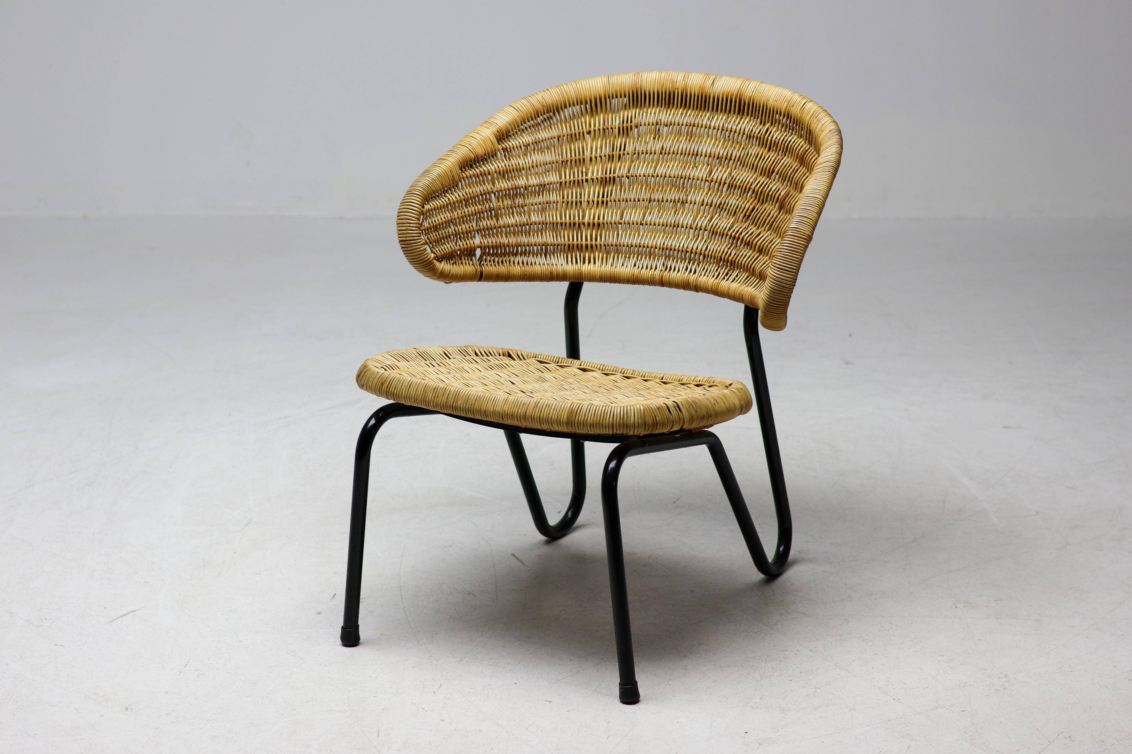 Chaise longue Dirk Van Sliedregt Model No. 568 for Gebr. Jonkers Netherlands, 1954