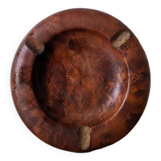 Elm wood ashtray