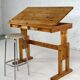 Bureau modulable et inclinable en bois