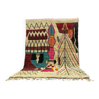 Large Berber wool rug 3x2 m