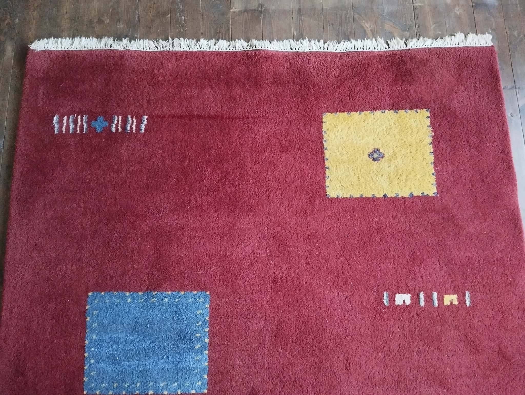 Handmade Indo Gabbeh rug 243x172cm