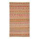 5x9 Pale Orange Kilim Rug, Natural Dyes, Hanknotted Wool Rug, 163x282Cm