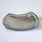 Mother-of-pearl & aluminium centerpiece, Italy, 1980s