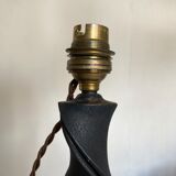 Brutalist beaten iron lamp 1970