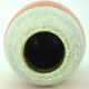 Beige and orange ceramic vase - Carstens Tunnieshof - West Germany - vintage 70s