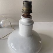 Lampe vintage en céramique craquelée
