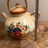 Gargoulette / Jug signed Longchamp - Hand-painted ceramic - Vintage