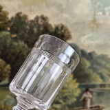 4 Baccarat cut crystal port wine glasses, similar to Chica model