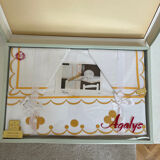 Antique embroidered sheet