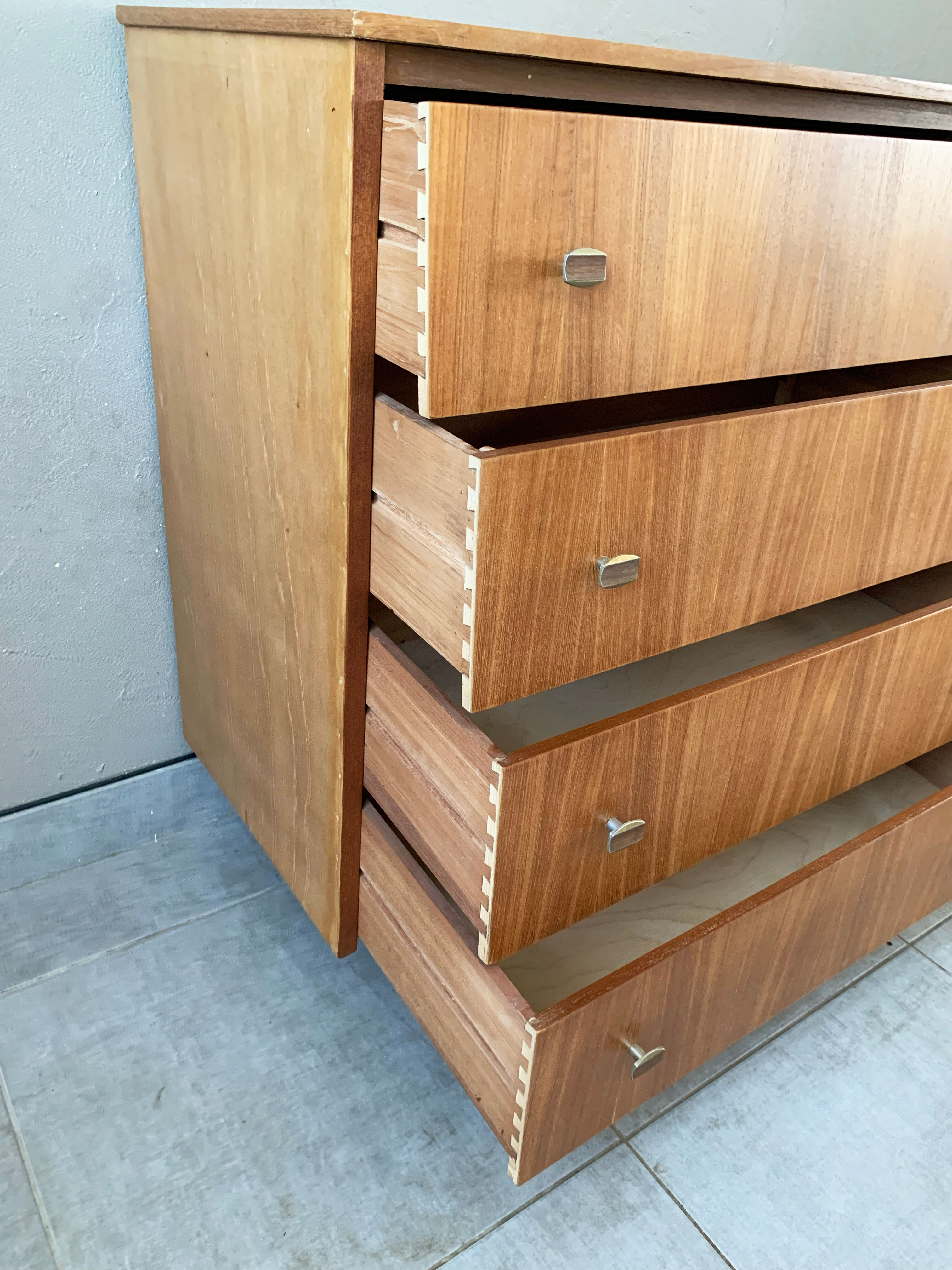 Scandinavian vintage chest of drawers, 50s