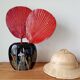 Vase japonais Yamaji à décor d'iris
