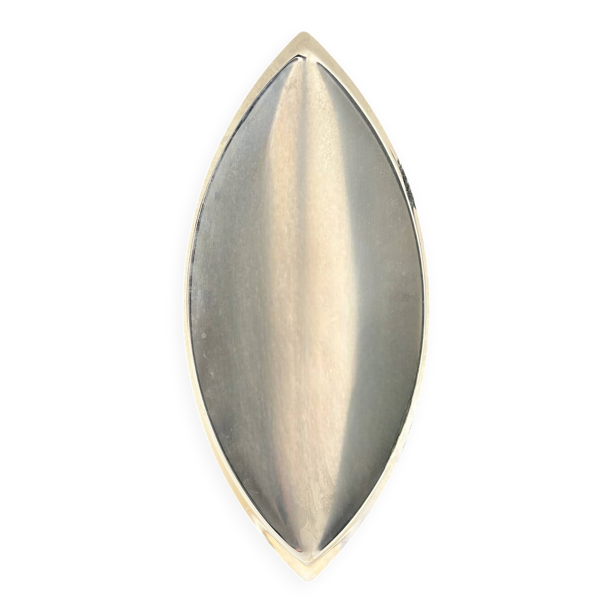 Plat de service / coupe en métal chromé Guy Degrenne, France 1970