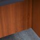 Scandinavian teak and metal desk circa 1970