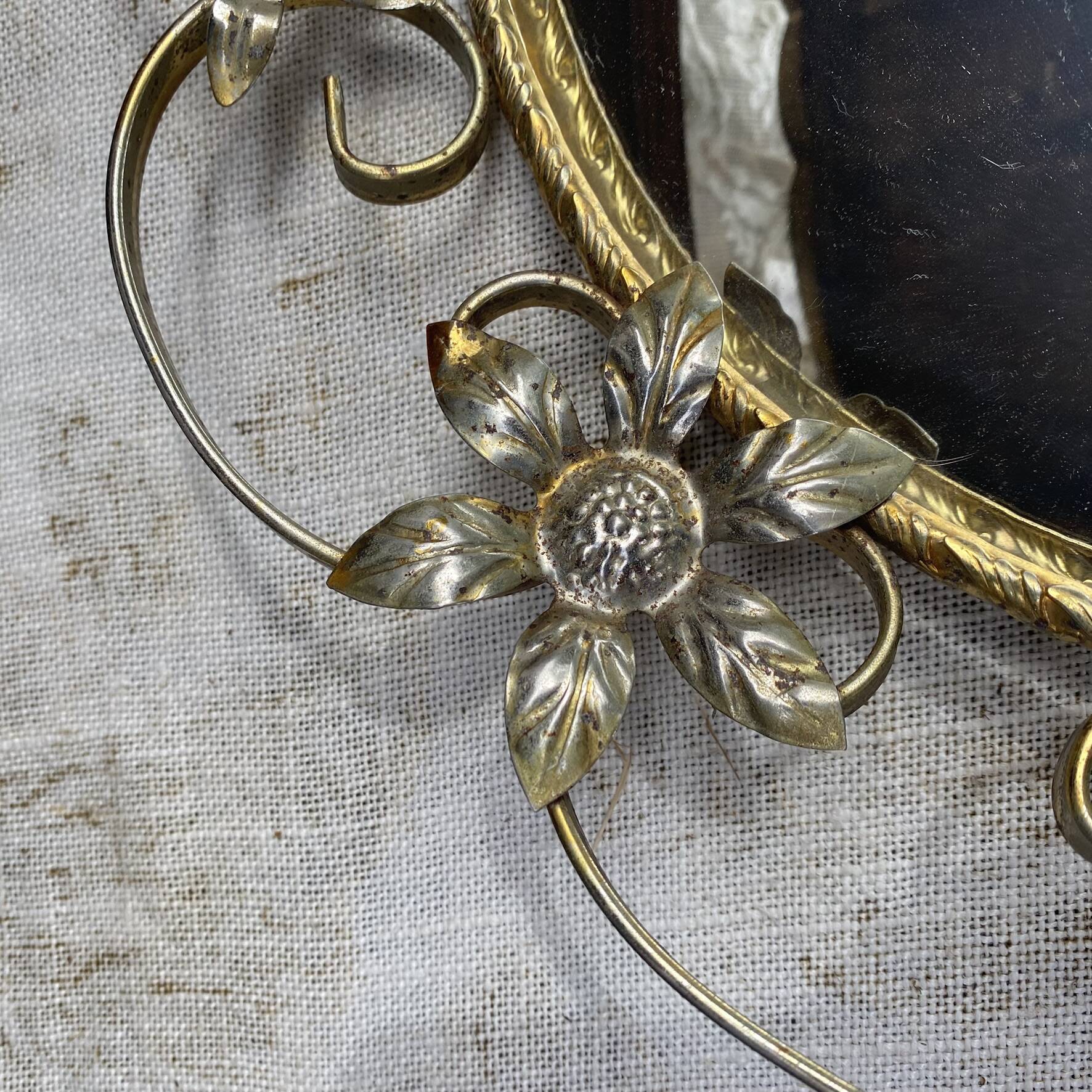 Vintage witch's eye mirror 43 cm, 1960s