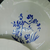 5 flat plates Digoin Sarreguemines - Paradise