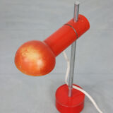 Vintage Small Red Table Lamp