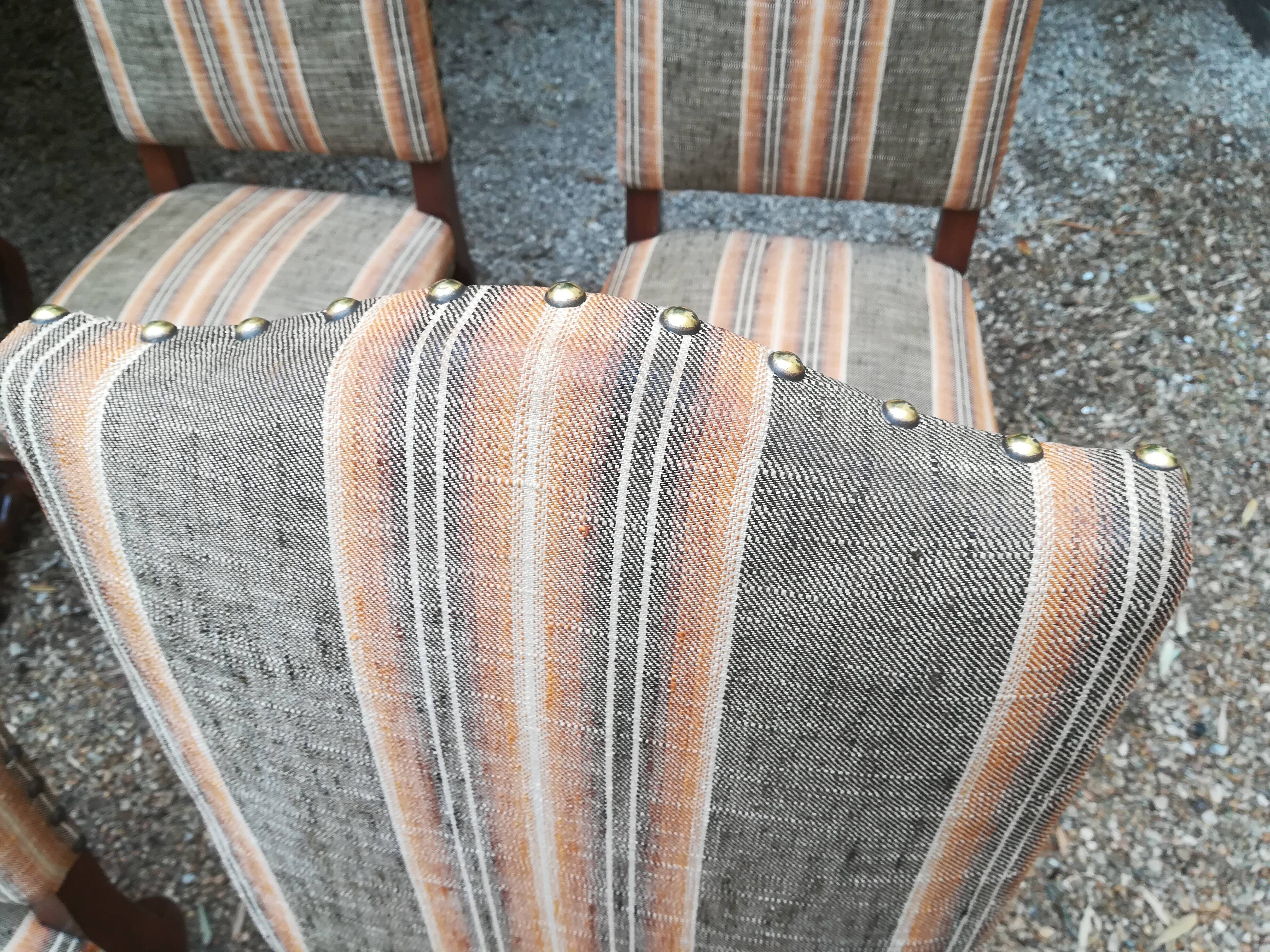 Lot of 6 sheep bone chairs